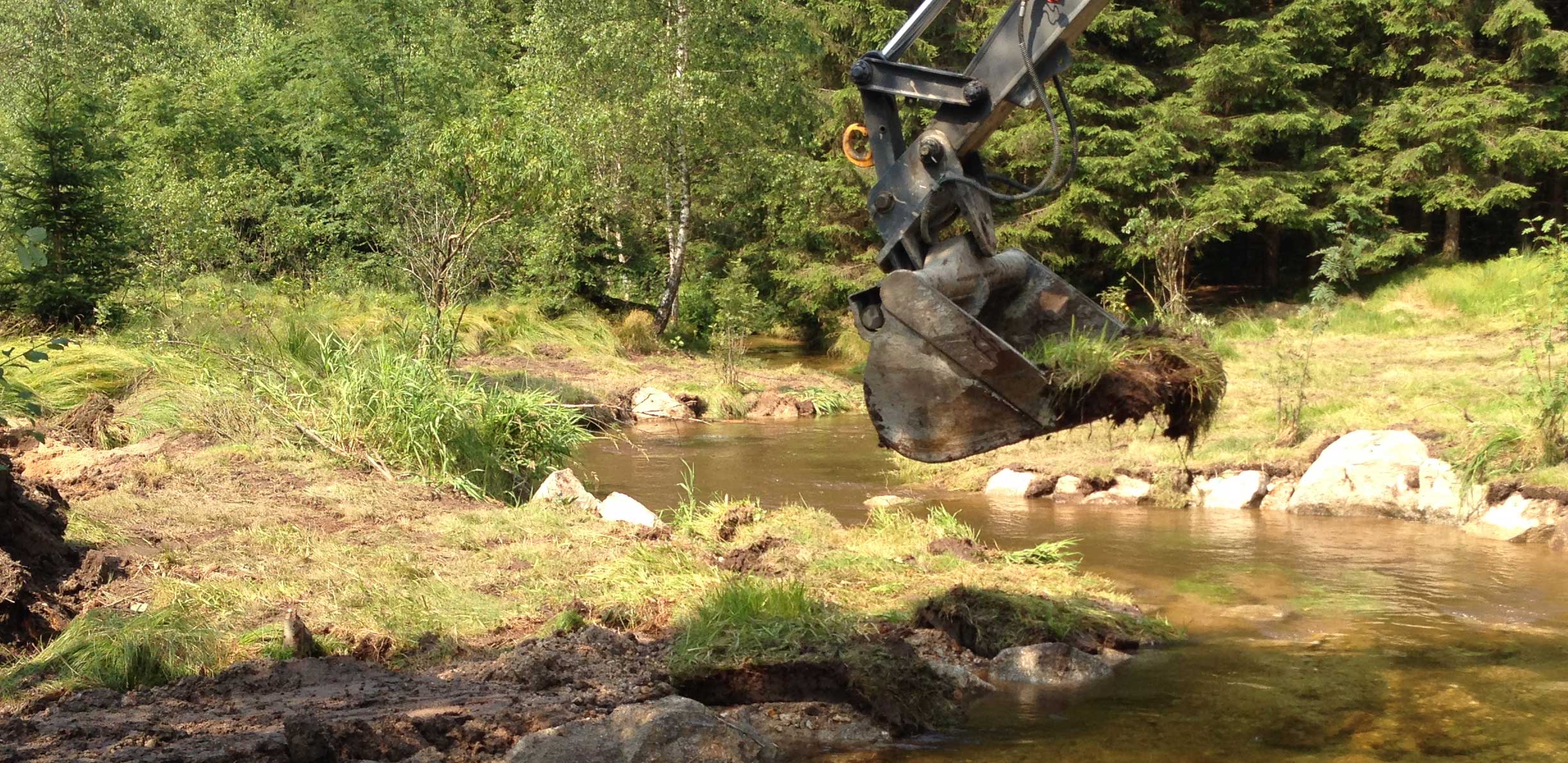 Gewässerausbau und -unterhalt - Pflege, Entwicklung – Herstellung, Beseitigung, Umgestaltung, Renaturierung von Gewässern 