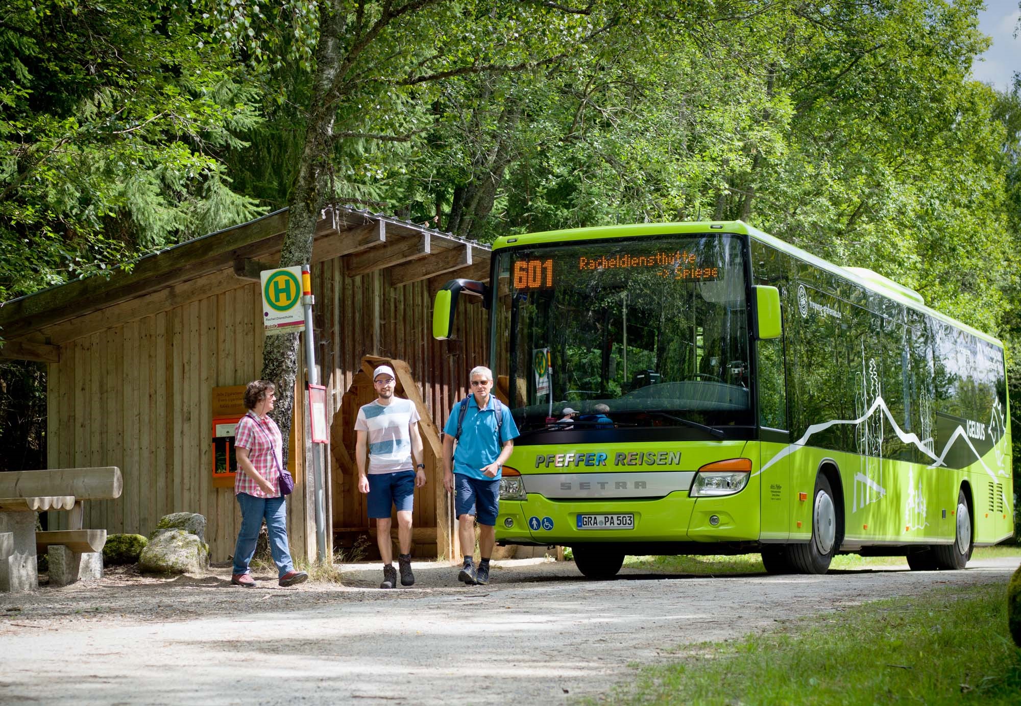 Touristischer Verkehr - Igelbusse, GUTi, Bayerwald-Ticket