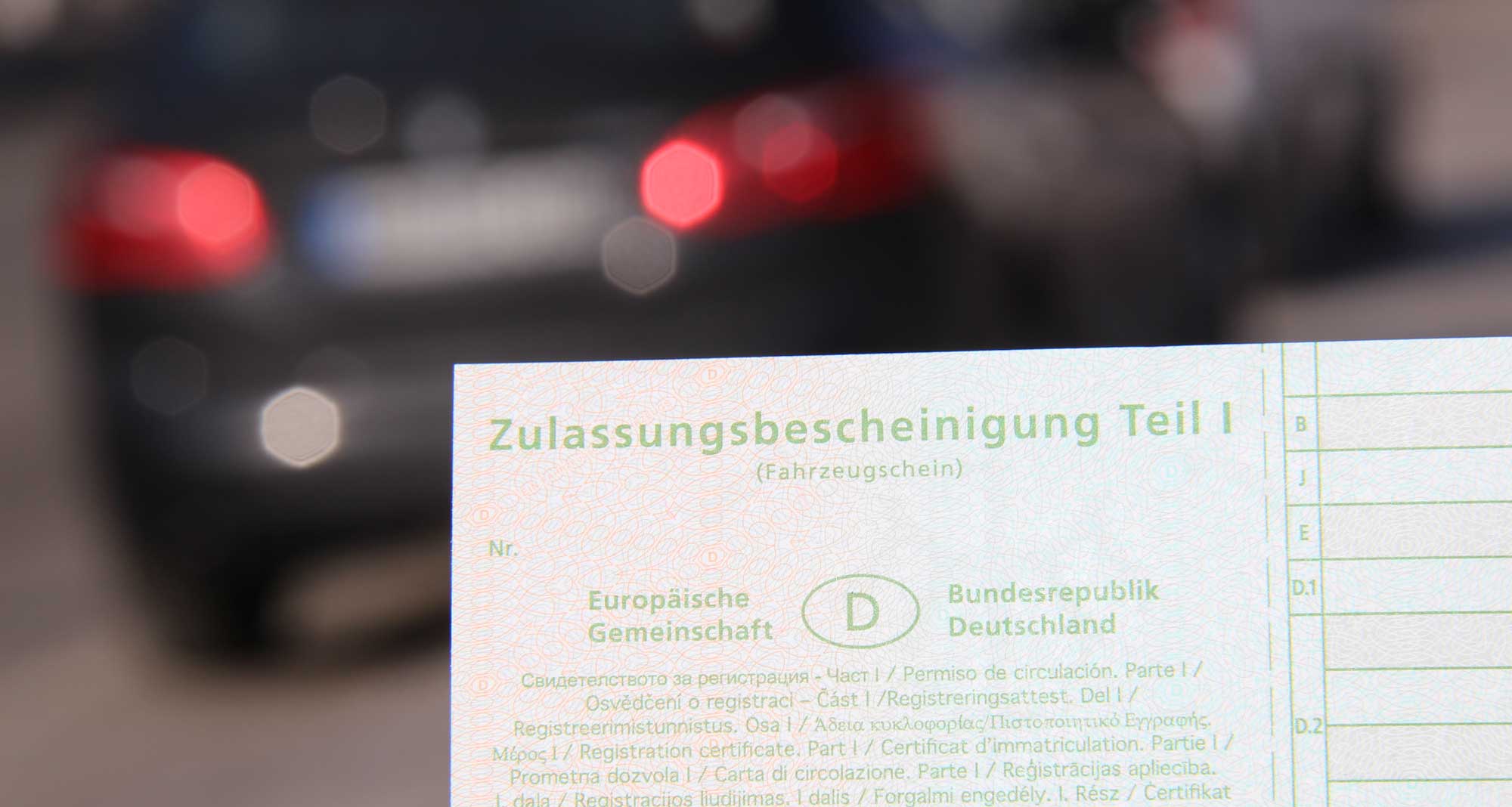 [Translate to Tschechisch:] Änderung der Fahrzeugpapiere - [Translate to Tschechisch:] wegen Umzug oder technischer Änderungen, Umkennzeichnung